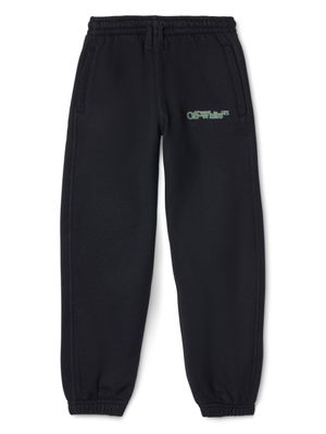 Off-White Kids pantalon de survêtement Big Bookish - Noir