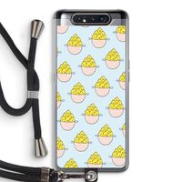 Citroenen: Samsung Galaxy A80 Transparant Hoesje met koord