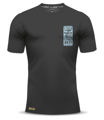 FC Kluif - Toegangskaartje T-Shirt - Antraciet/ Blauw