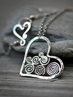 Vintage Legering Dol zijn op Halsketting - thumbnail