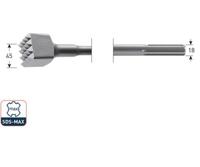 Rotec Sds max bouchardeerbeitel 45x45x240mm