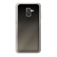 Musketon Halftone: Samsung Galaxy A8 (2018) Transparant Hoesje