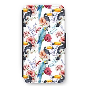 Bloemen tukan: iPhone 12 mini Flip Hoesje