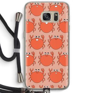 Krab: Samsung Galaxy S7 Transparant Hoesje met koord