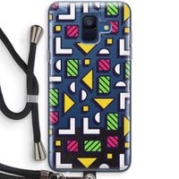 8-bit N°4: Samsung Galaxy A6 (2018) Transparant Hoesje met koord