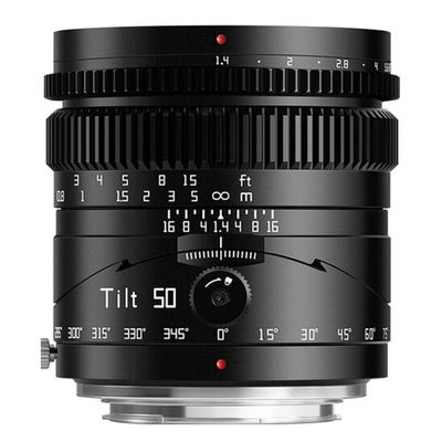 TTartisan Tilt 50mm F1.4 voor MFT mount zwart
