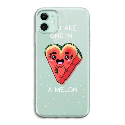One In A Melon: iPhone 11 Transparant Hoesje