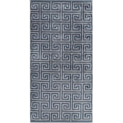 Cawö Cawo Noblesse Elegance Allover print Badlaken 80/150 nachtblauw