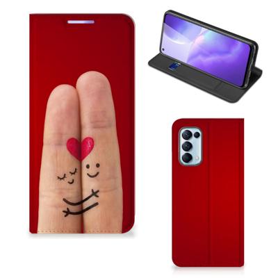 OPPO Find X3 Lite Hippe | Standcase | Liefde - Origineel Romantisch Cadeau