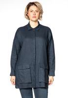 Blouse-jasje LINEN M blue - thumbnail