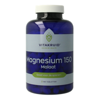 Magnesium 150 Malaat met Vitamine B6 (P-5-P) 180 Tabletten