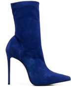 Le Silla bottes Eva 120 mm en daim - Bleu