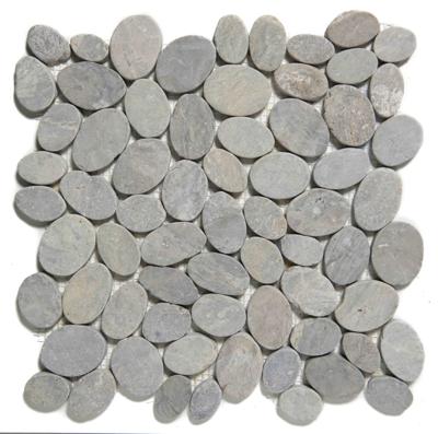 The Mosaic Factory Natural Stone Mozaiek Tegel Pebbles - Grey Marmer Natural 301x300 mm
