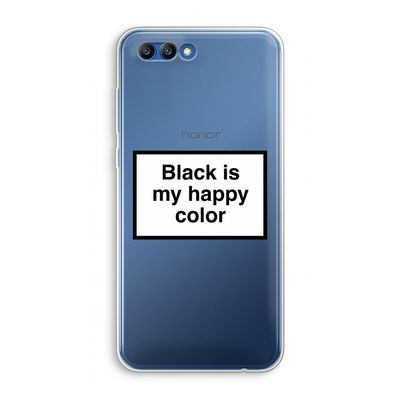 Black is my happy color: Honor 10 Transparant Hoesje