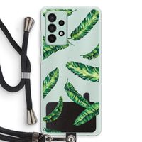 Lange bladeren: Samsung Galaxy A52s 5G Transparant Hoesje met koord