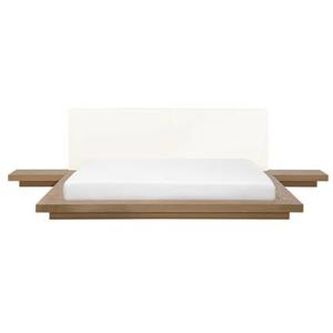 Beliani-ZEN-Futon tweepersoonsbed-Lichte houtkleur-180 x 200 cm-MDF