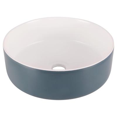 Differnz MIRA Waskom - 36x12cm - keramiek- blauw/wit 38.009.04