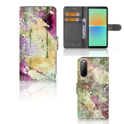 Hoesje Sony Xperia 10 IV Letter Painting Hoesje Sony Xperia 10 IV Letter Painting