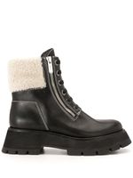 3.1 Phillip Lim bottines Kate à intérieur texturé - Noir