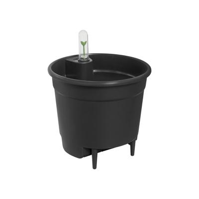 Self-watering insert 17 living black binnen l 17 x w 17 x h 15,7 cm - Elho