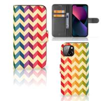 Apple iPhone 13 | Telefoon Hoesje | Zigzag Multi Color