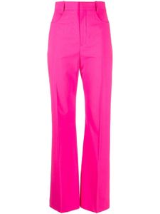 Jacquemus pantalon Sauge évasé à taille haute - Rose