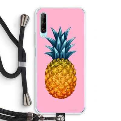 Grote ananas: Huawei P Smart Pro Transparant Hoesje met koord