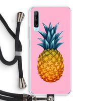 Grote ananas: Huawei P Smart Pro Transparant Hoesje met koord