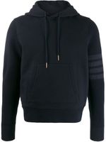 Thom Browne hoodie à 4 bandes signature - Bleu - thumbnail