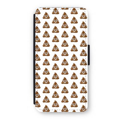 Poop emoji: iPhone 8 Flip Hoesje