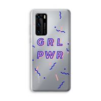 GRL PWR: Huawei P40 Transparant Hoesje