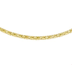 Ketting Koningsschakel geelgoud 2,5 mm