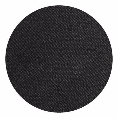 Superstar grimeer schmink - zwart - 16 gram - carnaval/verkleed thema