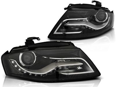 Tuning-Tec Koplampen dagrijlicht voor Audi A4 B8 04 08- 11 TRU DRL ZWART Tuning-Tec Koplampen dagrijlicht voor Audi A4 B8 04 08- 11 TRU DRL ZWART