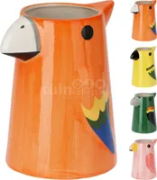 Vaas Papegaai Dolomiet 23cm Assorti 1st