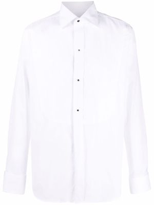 Canali chemise à boutonnière - Blanc