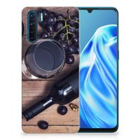 OPPO A91 Siliconen Case Wijn