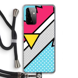 Pop Art #3: Samsung Galaxy A72 5G Transparant Hoesje met koord