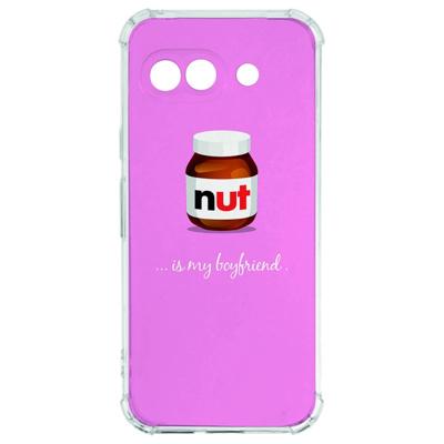 Google Pixel 9a Hoesje - Hoesje Nut Boyfriend TPU Antishock Google Pixel 9a Hoesje - Hoesje Nut Boyfriend TPU Antishock