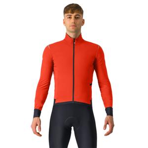 Castelli Alpha Flight RoS lange mouw fietsjack red ochre/black reflex heren XL