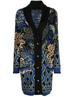 ETRO cardigan à motif brodé - Noir