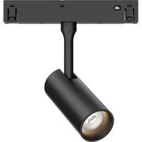 48V Magnetische LED Railspot - Track Spot - Brinton Magni - 6W 440lm 24D - Warm Wit 3000K - Zwart