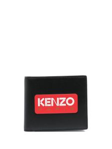 Kenzo portefeuille pliant à logo imprimé - Noir