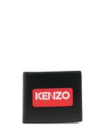 Kenzo portefeuille pliant à logo imprimé - Noir