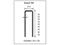 Dutack Niet serie 700 Cnk hars 64 mm ds 10 duizend - 5056046