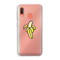 Banana: Samsung Galaxy A20e Transparant Hoesje