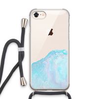 Fantasie pastel: iPhone 8 Transparant Hoesje met koord