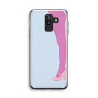 Pink panty: Samsung Galaxy J8 (2018) Transparant Hoesje - thumbnail