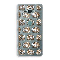 Slapende poes: Sony Xperia XZ2 Compact Transparant Hoesje
