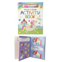 Toi Toys Herbruikbaar Activiteitenboek Eenhoorn Met Pen - thumbnail